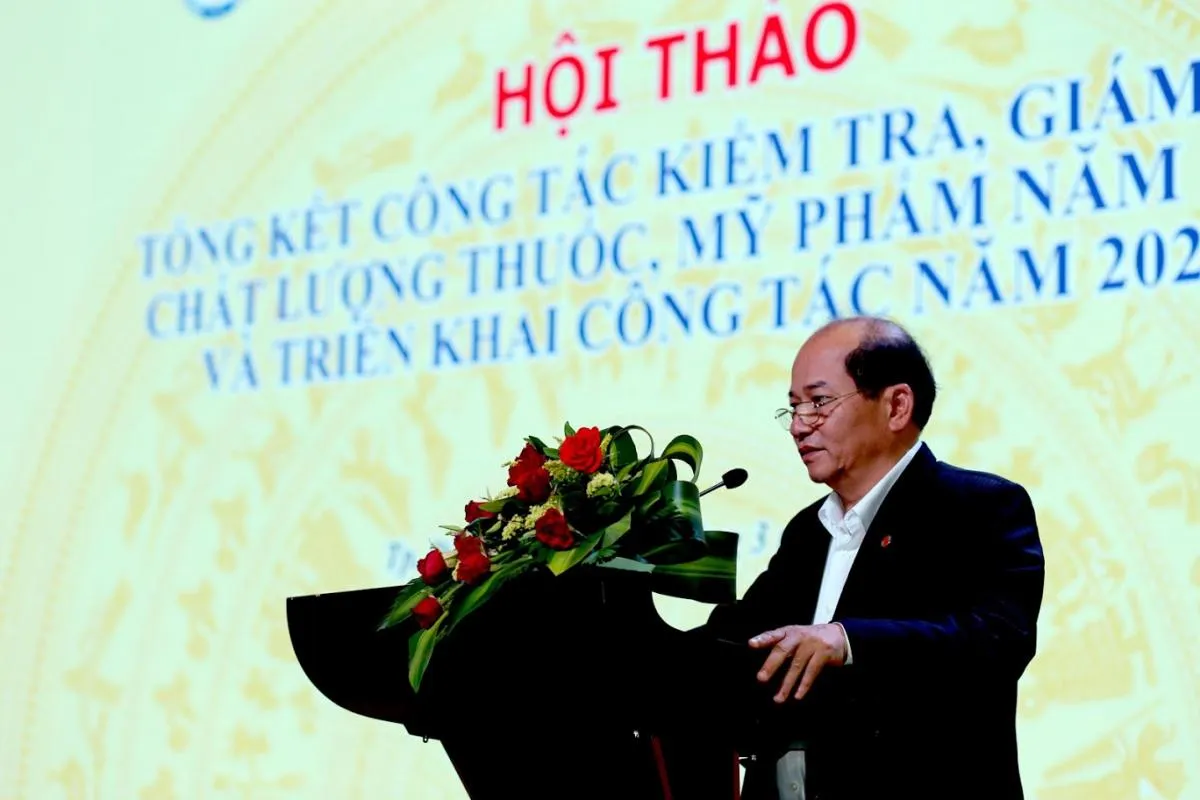 Hội thảo công tác Kiểm tra, giám sát chất lượng thuốc, mỹ phẩm năm 2020 và Triển khai công tác năm 2021