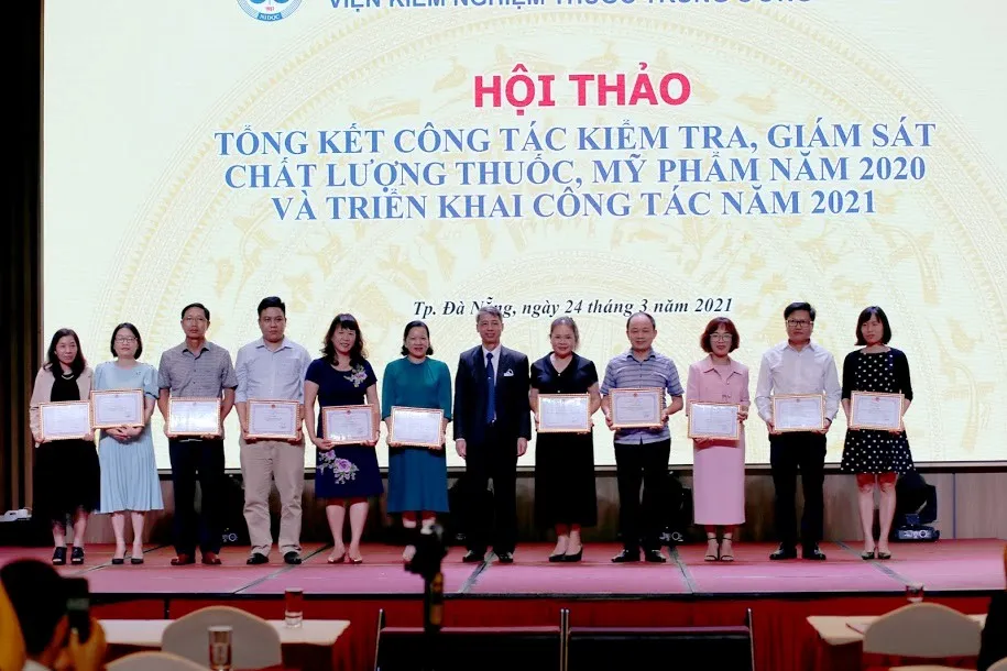 Hội thảo công tác Kiểm tra, giám sát chất lượng thuốc, mỹ phẩm năm 2020 và Triển khai công tác năm 2021
