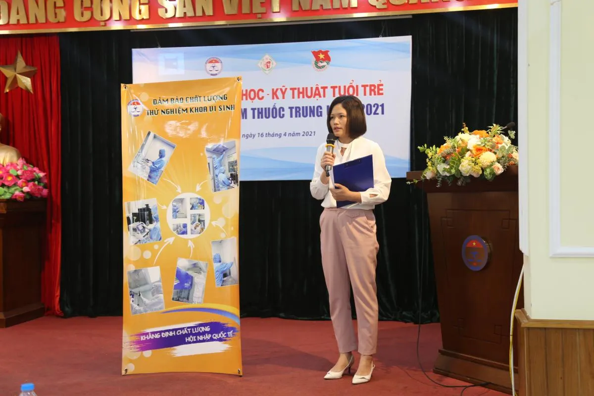 Hội nghị Khoa học - Kỹ thuật tuổi trẻ Viện Kiểm nghiệm thuốc Trung ương năm 2021