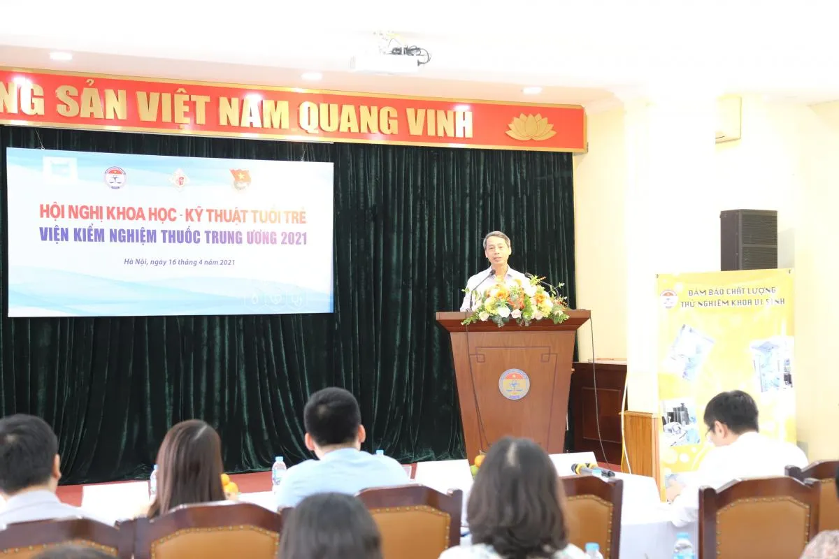 Hội nghị Khoa học - Kỹ thuật tuổi trẻ Viện Kiểm nghiệm thuốc Trung ương năm 2021