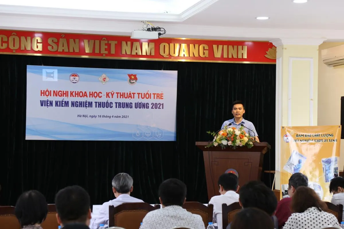 Hội nghị Khoa học - Kỹ thuật tuổi trẻ Viện Kiểm nghiệm thuốc Trung ương năm 2021