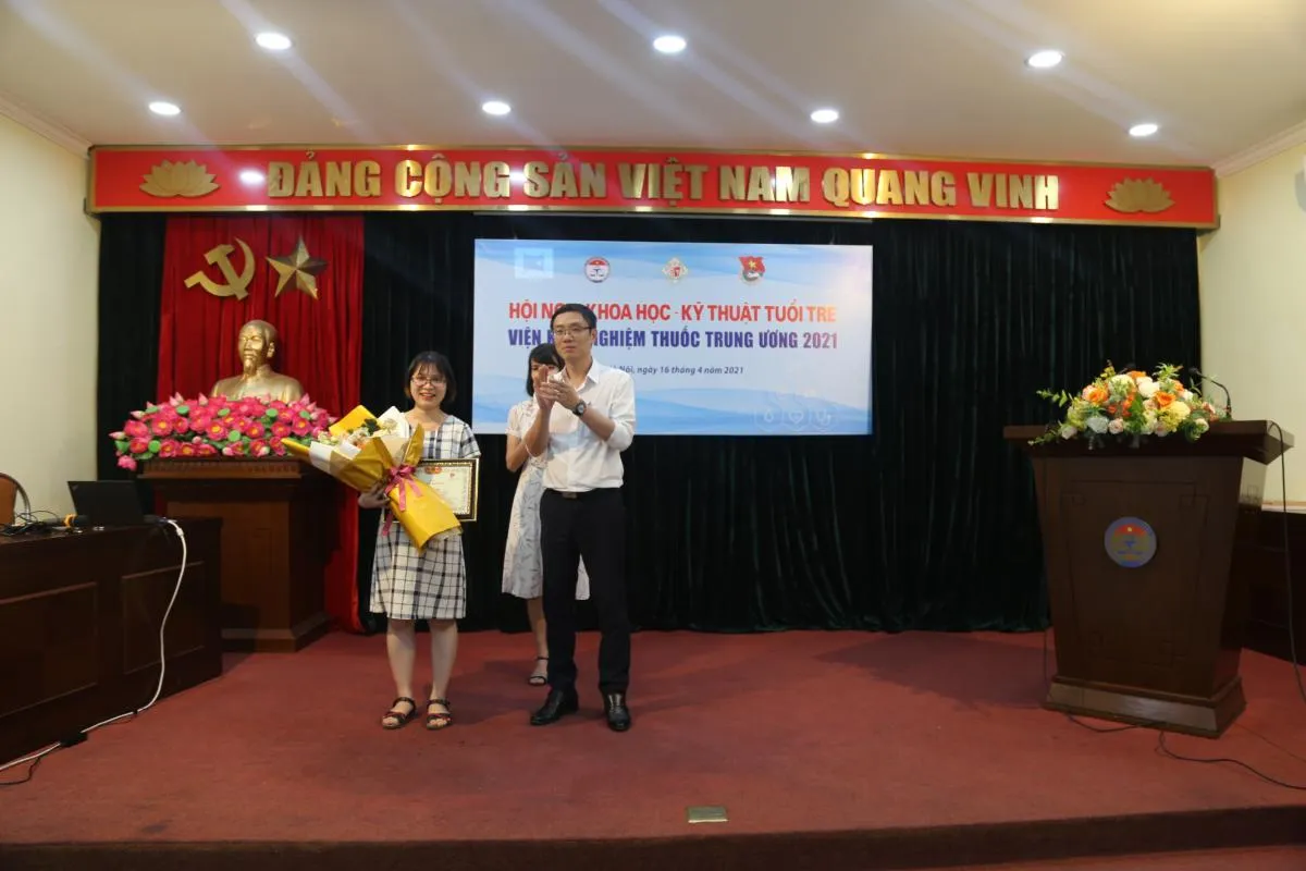 Hội nghị Khoa học - Kỹ thuật tuổi trẻ Viện Kiểm nghiệm thuốc Trung ương năm 2021