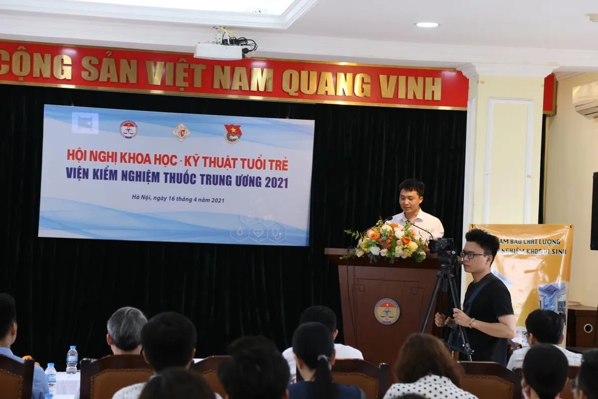 Hội nghị Khoa học - Kỹ thuật tuổi trẻ Viện Kiểm nghiệm thuốc Trung ương năm 2021