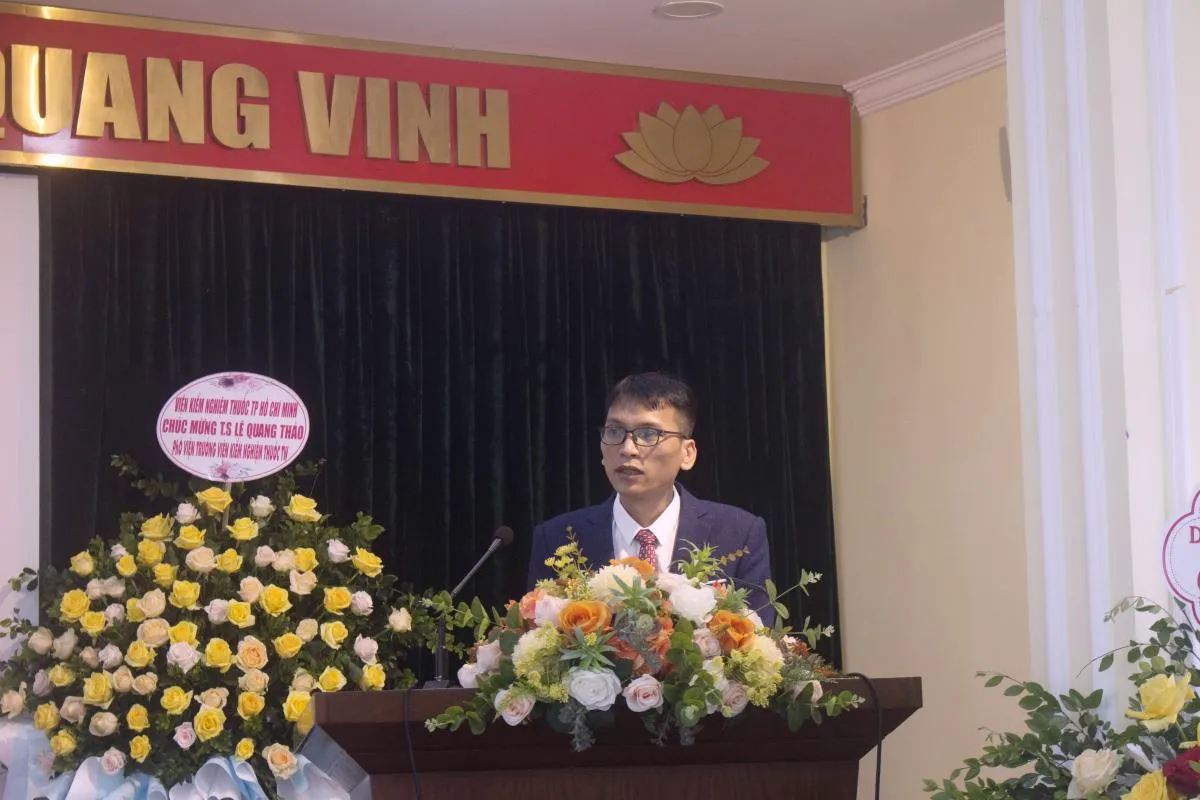 Lễ công bố và trao Quyết định bổ nhiệm Phó viện trưởng Viện Kiểm nghiệm thuốc Trung ương
