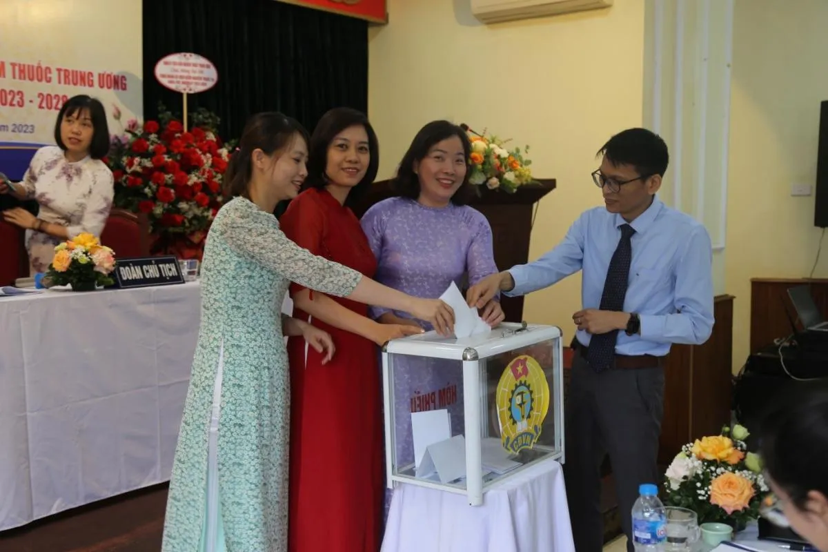 Đại hội Công đoàn cơ sở Viện Kiểm nghiệm thuốc Trung ương lần thứ XVII, nhiệm kỳ 2023 – 2028
