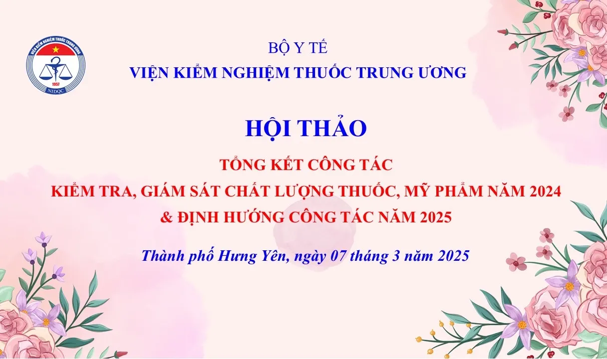 THÔNG BÁO SỐ 2: HỘI NGHỊ KIỂM NGHIỆM 2025 (Chương trình chính thức)